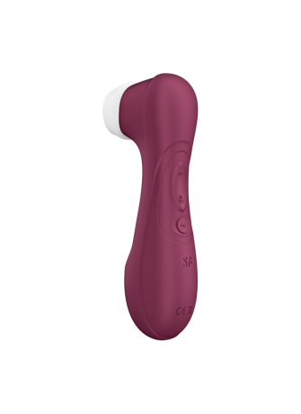 Stimulateur de clitoris 2 embouts avec techonologie Liquid Air Pro 2 Generation 3 rouge USB Satisfyer - CC597814